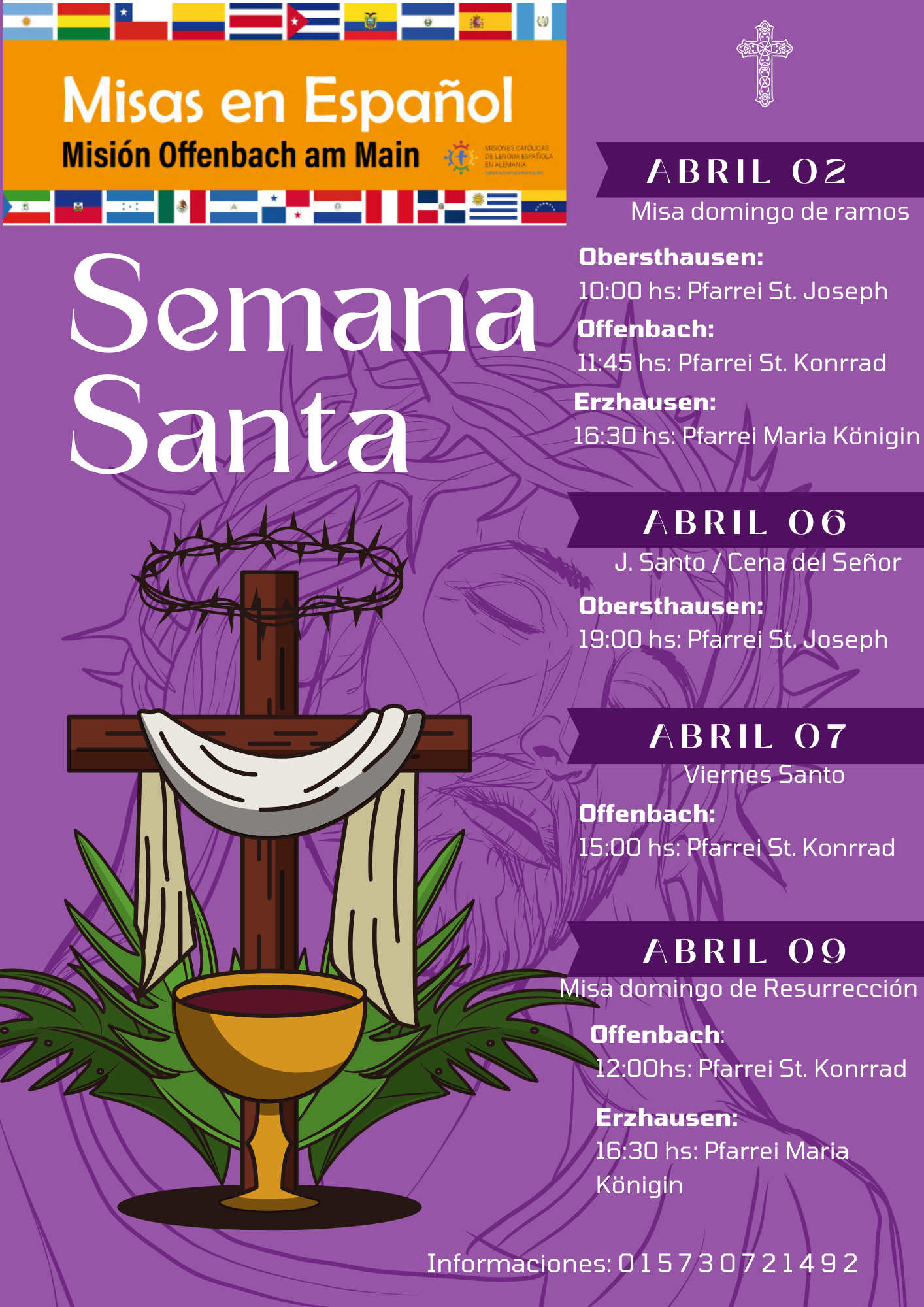SEMANA SANTA 2023 Misión Católica de Lengua EspañolaOffenbach am Main